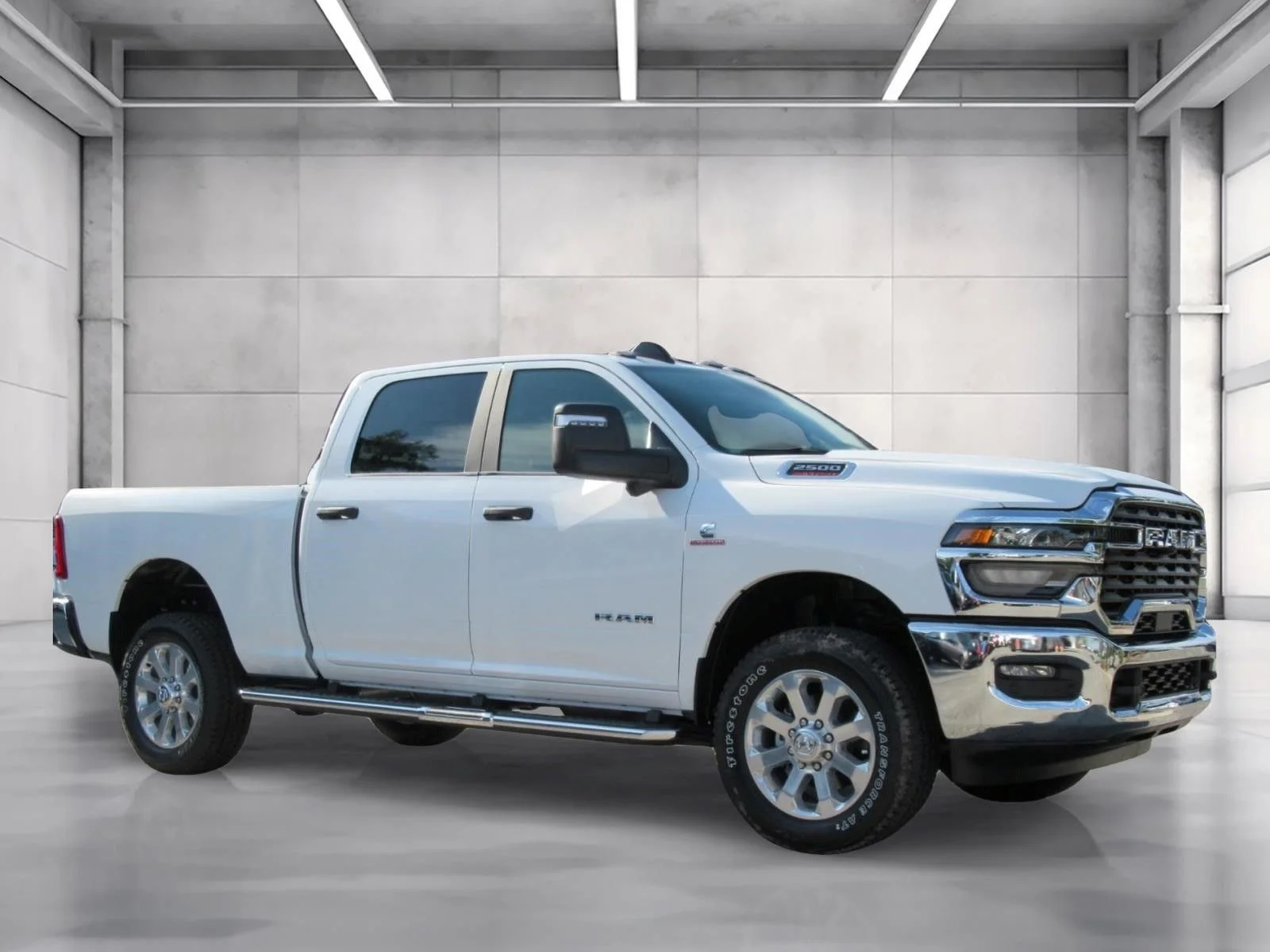 New 2026 Bright White Clear-Coat Exterior Paint RAM Big Horn image 1