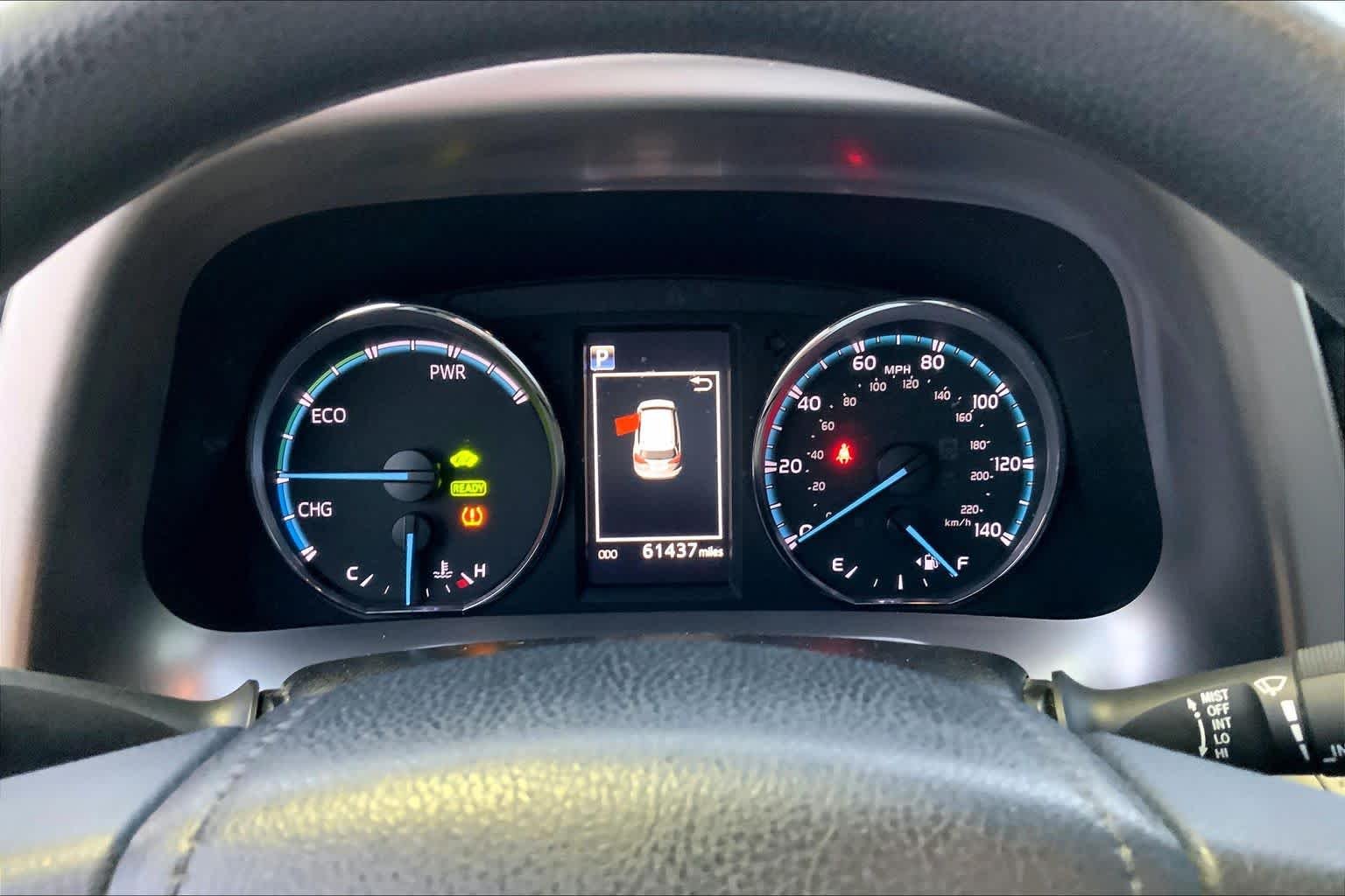 Used 2018 Galactic Aqua Mica Toyota Hybrid LE image 37