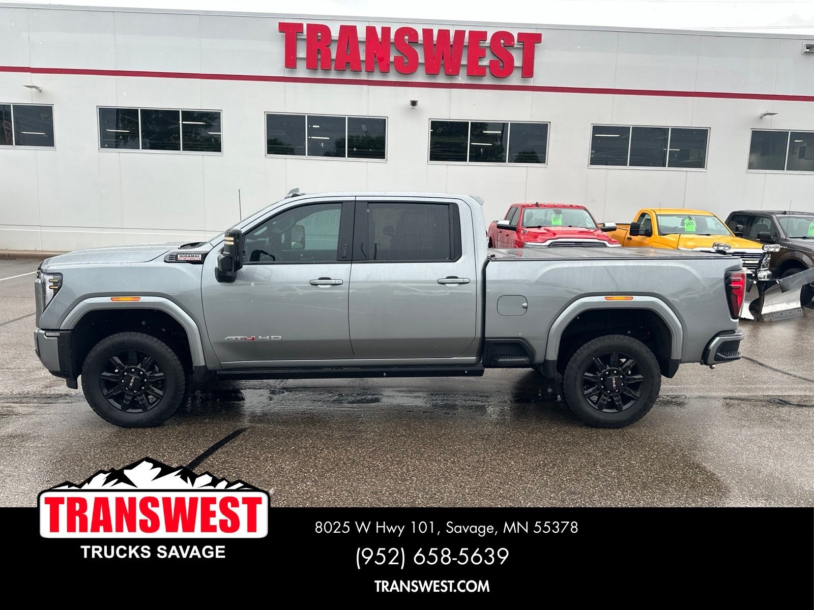 Used 2024 GMC Sierra 3500HD AT4 with VIN 1GT49VEY4RF336313 for sale in Minneapolis, Minnesota