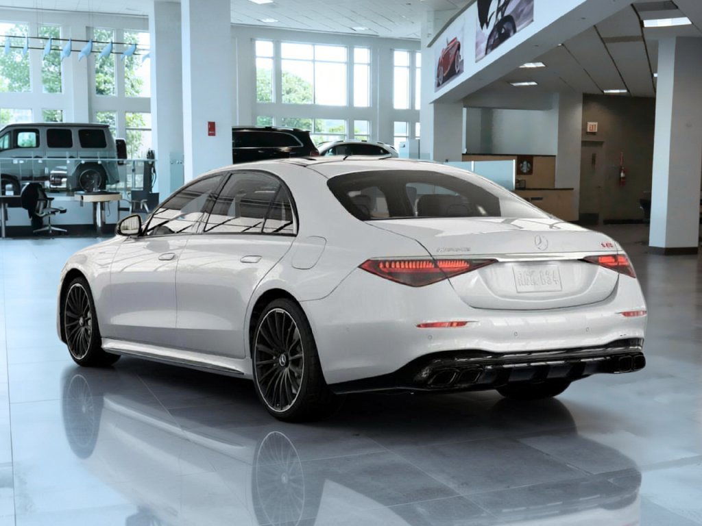 New 2026 MANUFAKTUR Moonlight White Metallic Mercedes-Benz S 63 E AMG® image 68