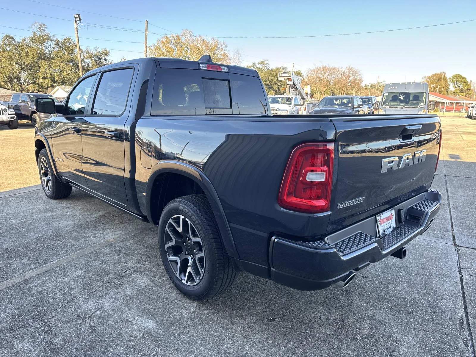 New 2026 Forged Blue Metallic Exterior Paint RAM Laramie image 4