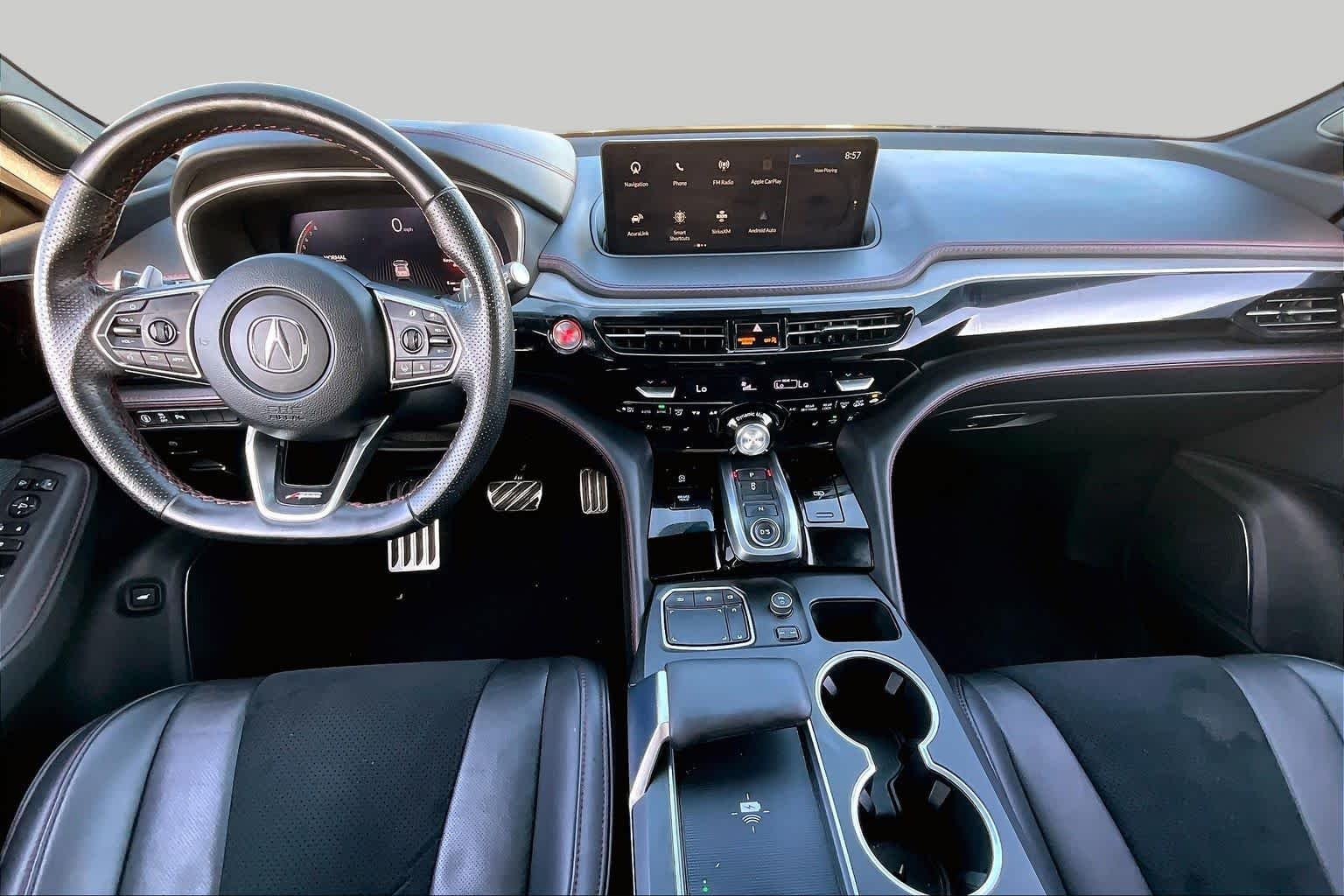 Used 2022 Platinum White Pearl Acura w/A-Spec Package image 14