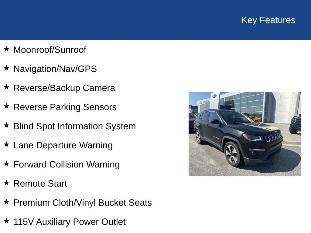 Used 2018 Diamond Black Jeep Latitude image 6