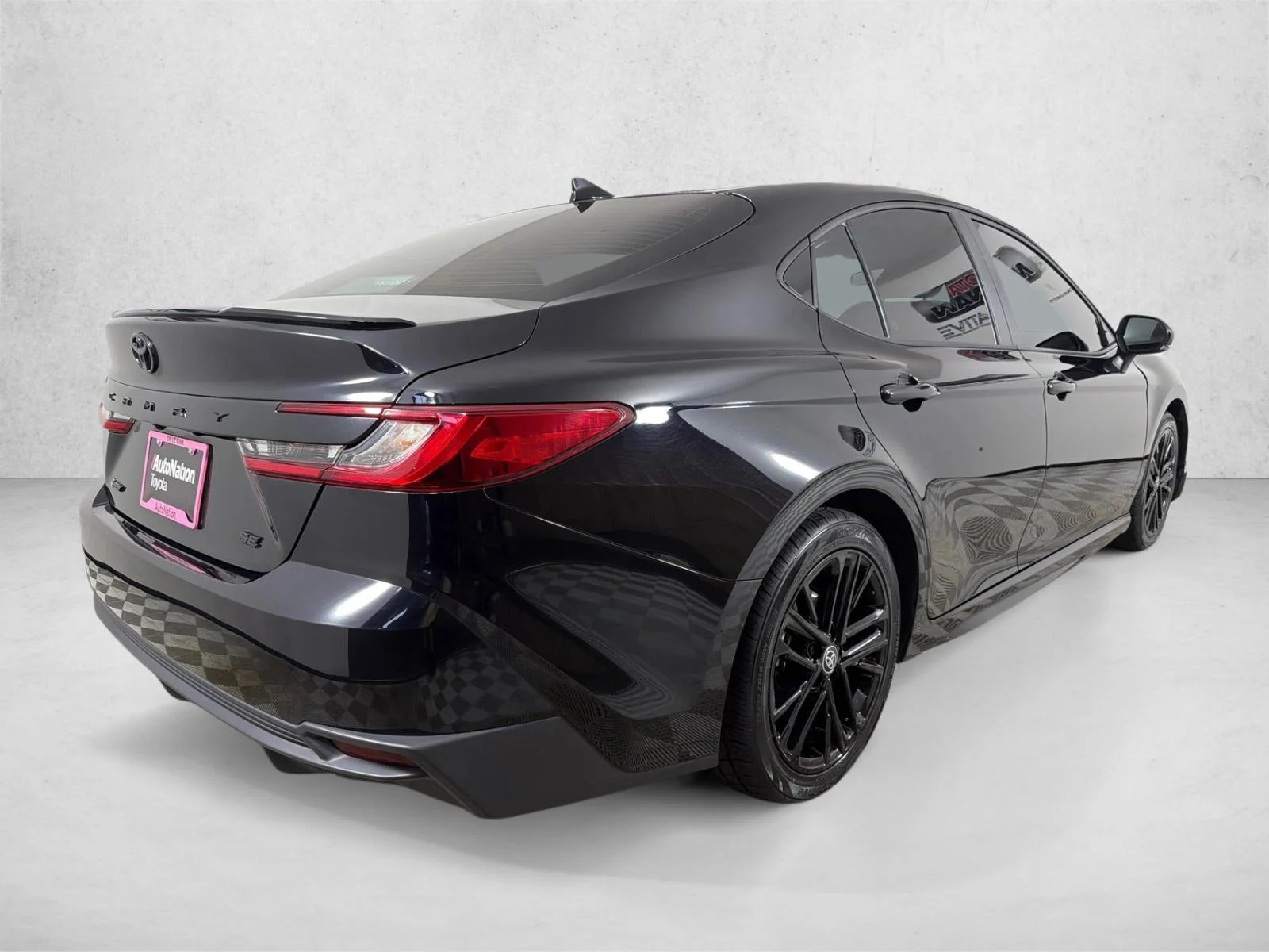 Used 2025 Midnight Black Metallic Toyota SE image 3