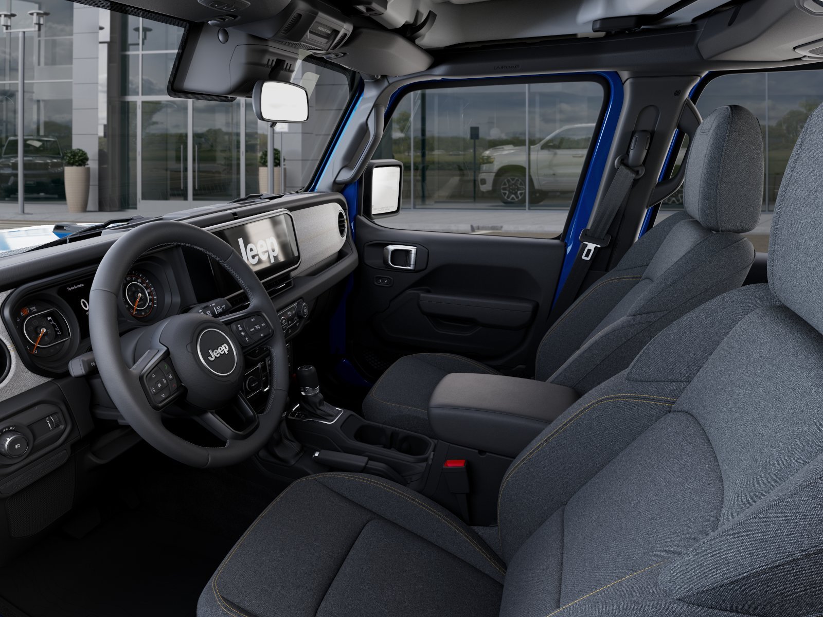 New 2026 Hydro Blue Pearl-Coat Exterior Paint Jeep Sport S image 22