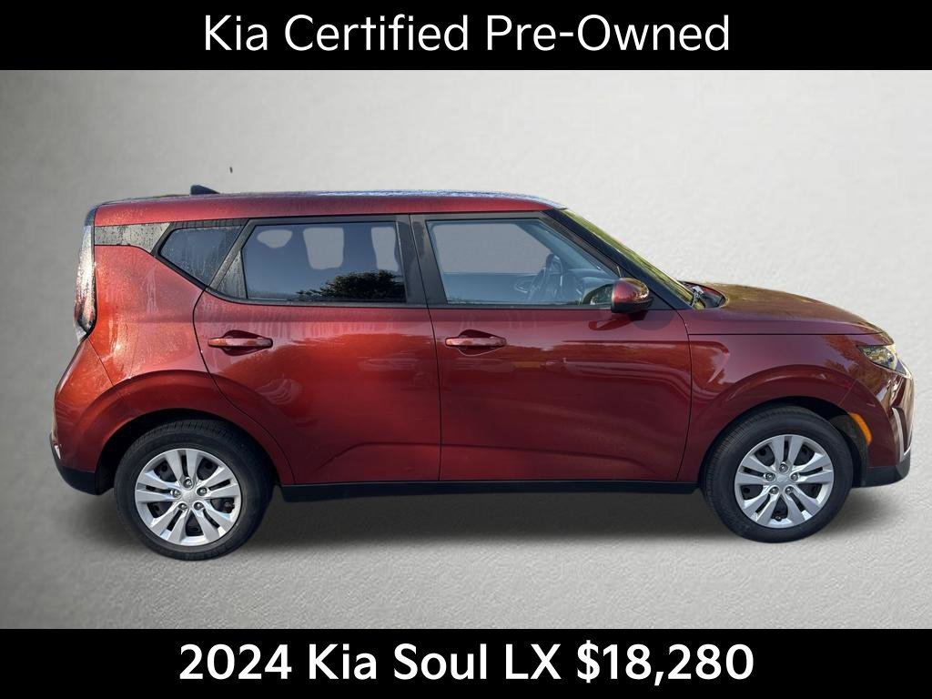 Certified 2024 Kia Soul LX with VIN KNDJ23AU4R7910546 for sale in Elizabethtown, KY