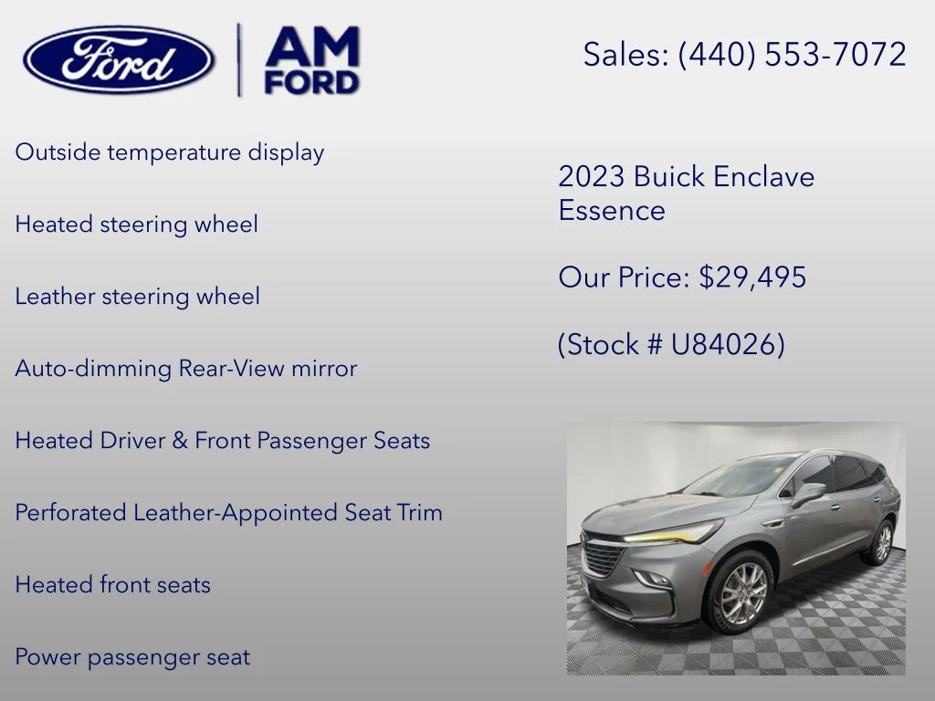 Certified Used 2023 Moonstone Gray Metallic Buick Essence image 30