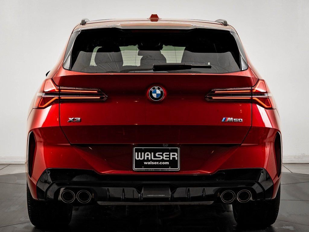 Used 2025 Red Metallic BMW M50 xDrive image 9