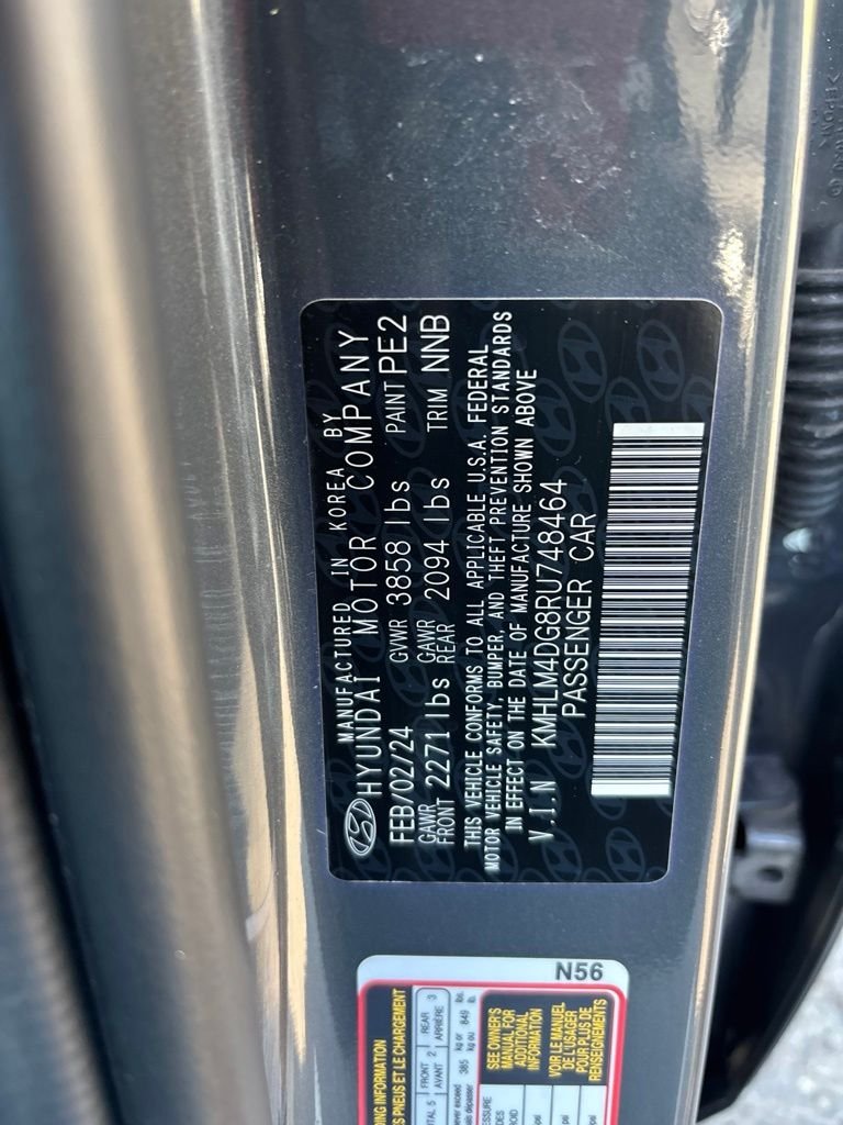 Certified Used 2024 Gray Hyundai SEL image 10