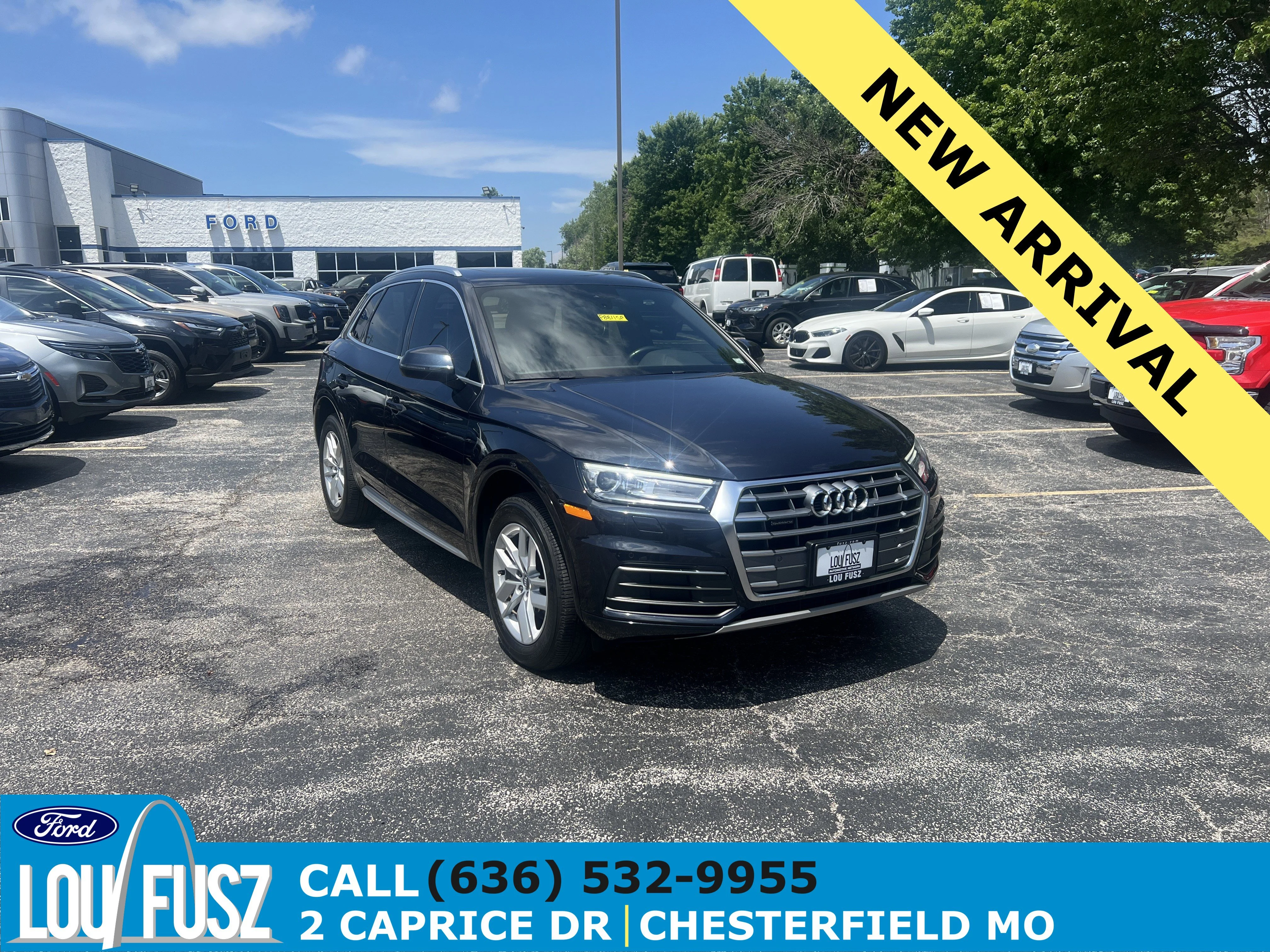 Used 2020 Blue Audi Premium image 1