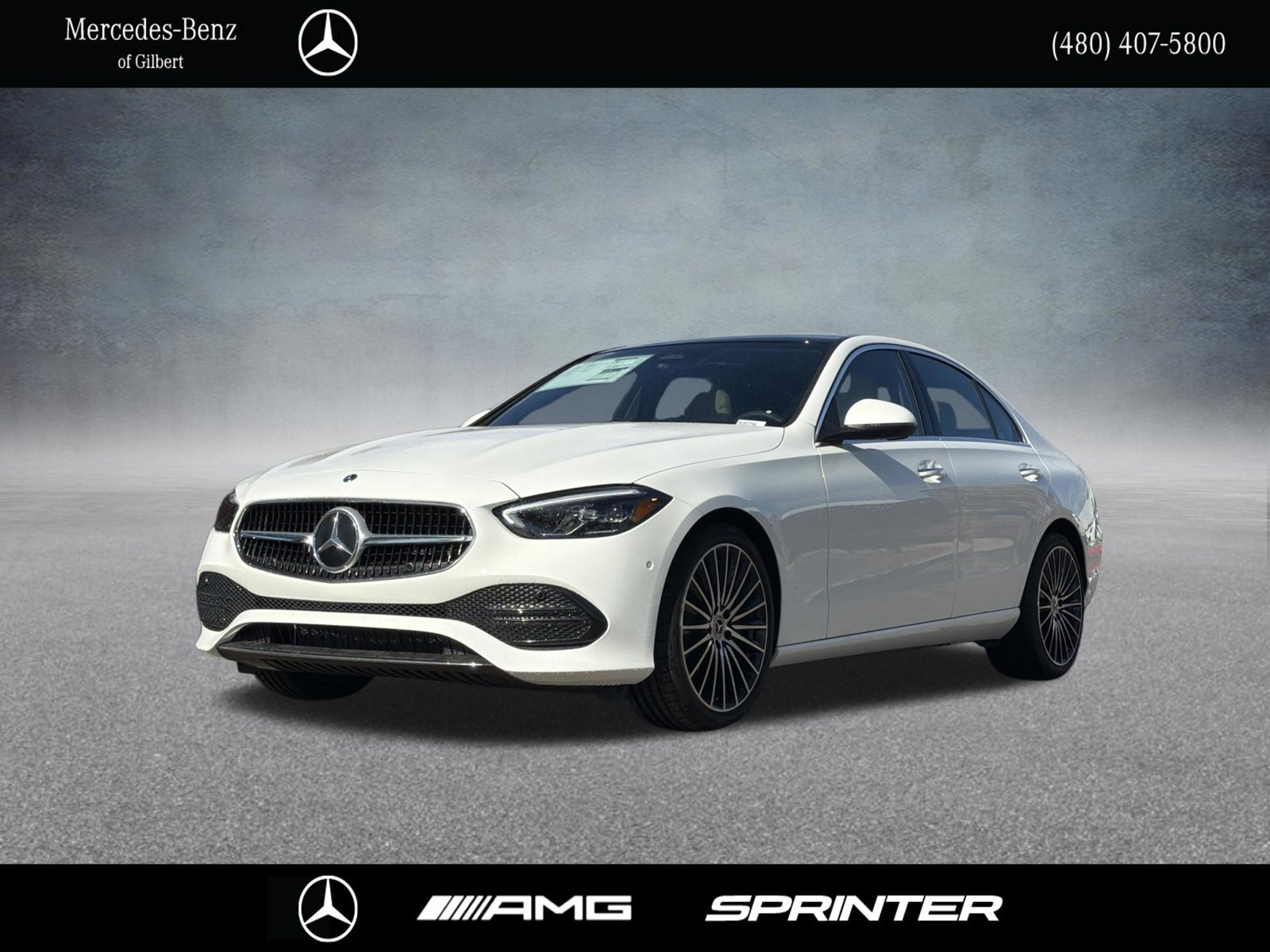 New 2026 Polar White Mercedes-Benz C 300 image 1