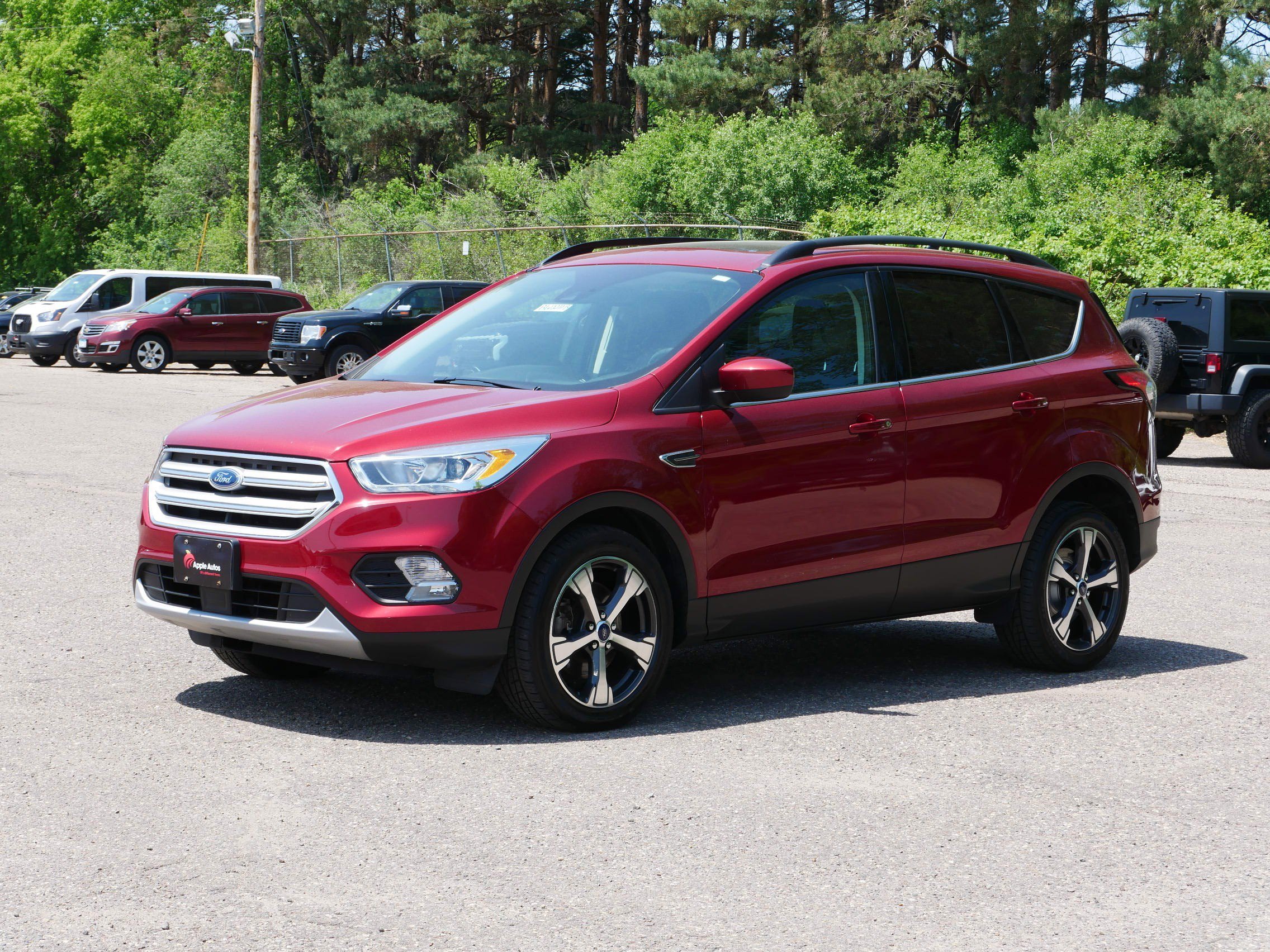 Certified Used 2018 Ruby Red Metallic Tinted Clearcoat Ford SEL image 6