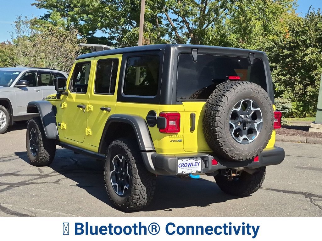 Certified Used 2023 Yellow Jeep Rubicon 4xe image 8