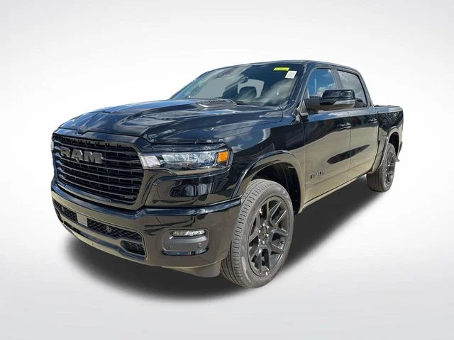 New 2026 Diamond Black Crystal Pearl-Coat Exterior Paint RAM Laramie image 3