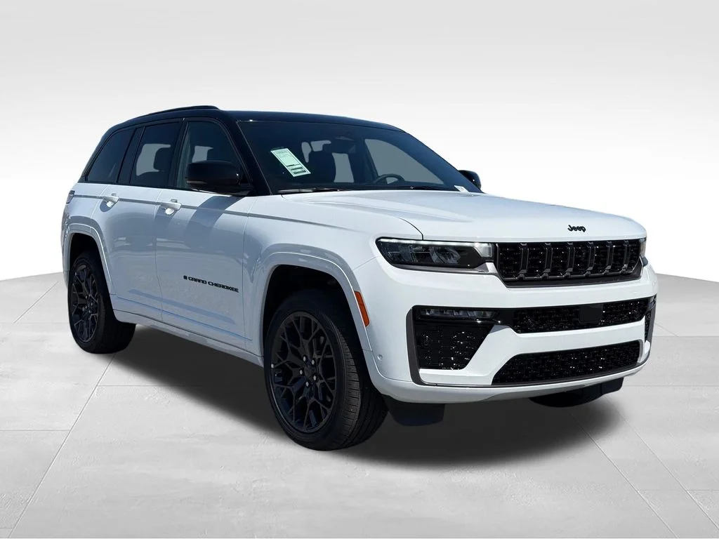 New 2026 Bright White Clear-Coat Exterior Paint Jeep Summit image 8