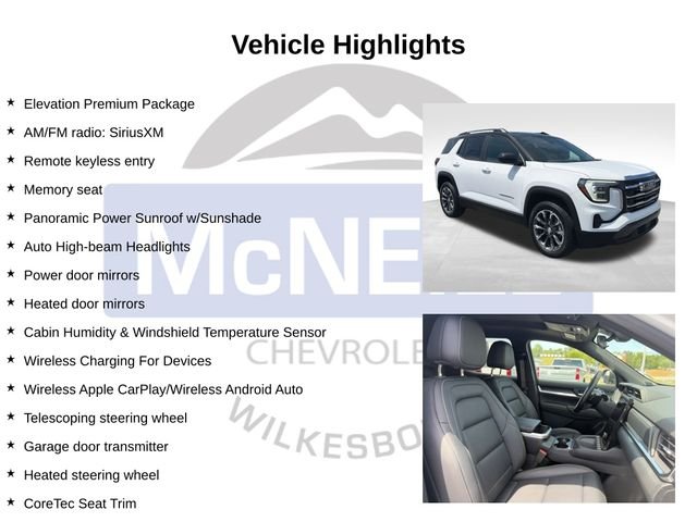 Used 2025 White GMC Elevation image 10