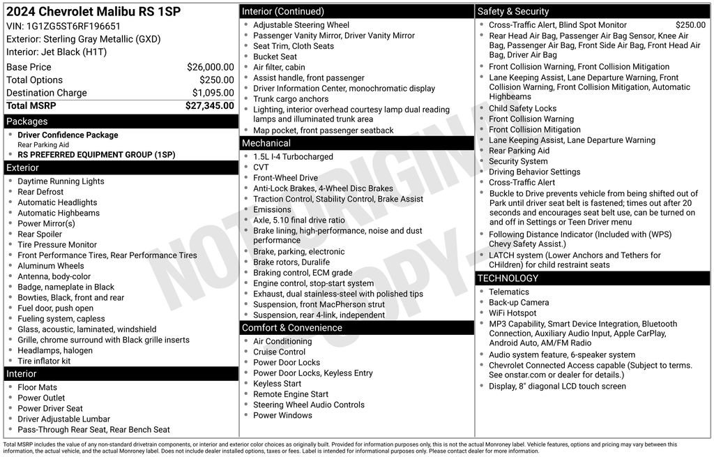 Used 2024 Gray Chevrolet RS image 25