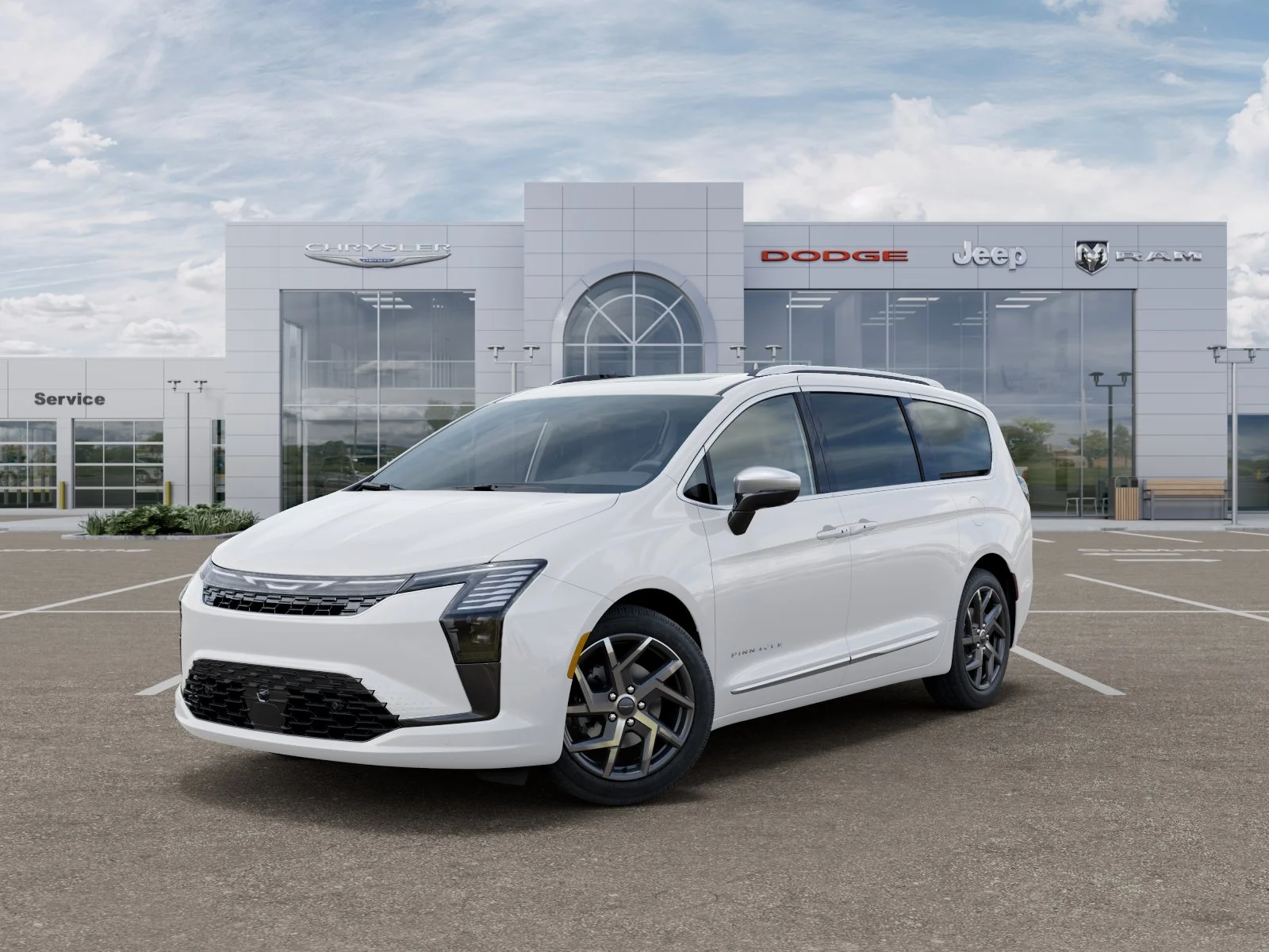 New 2027 Bright White Clear-Coat Exterior Paint Chrysler Pinnacle image 32