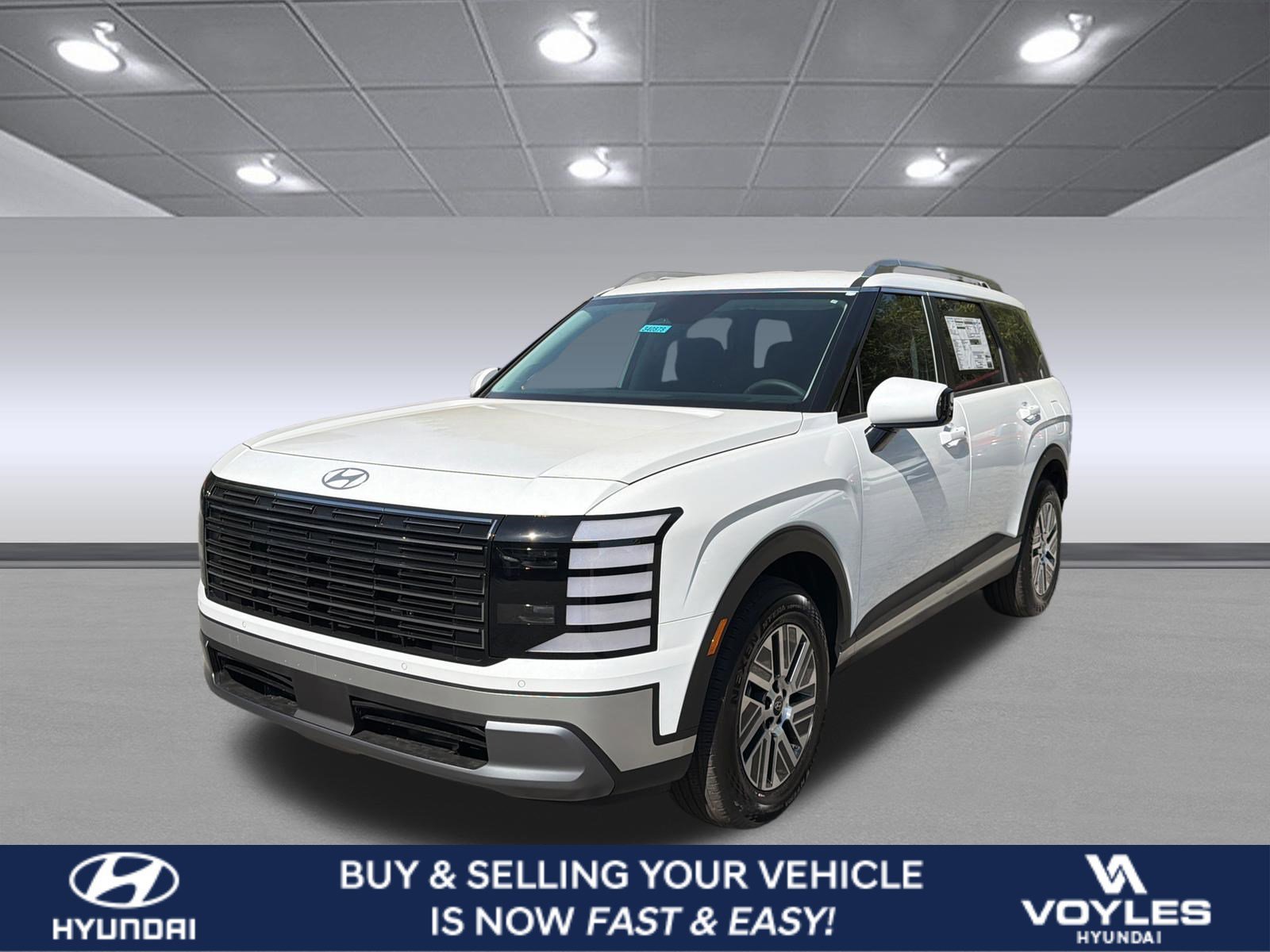 New 2026 Creamy White Pearl Hyundai Blue SEL 8P image 1