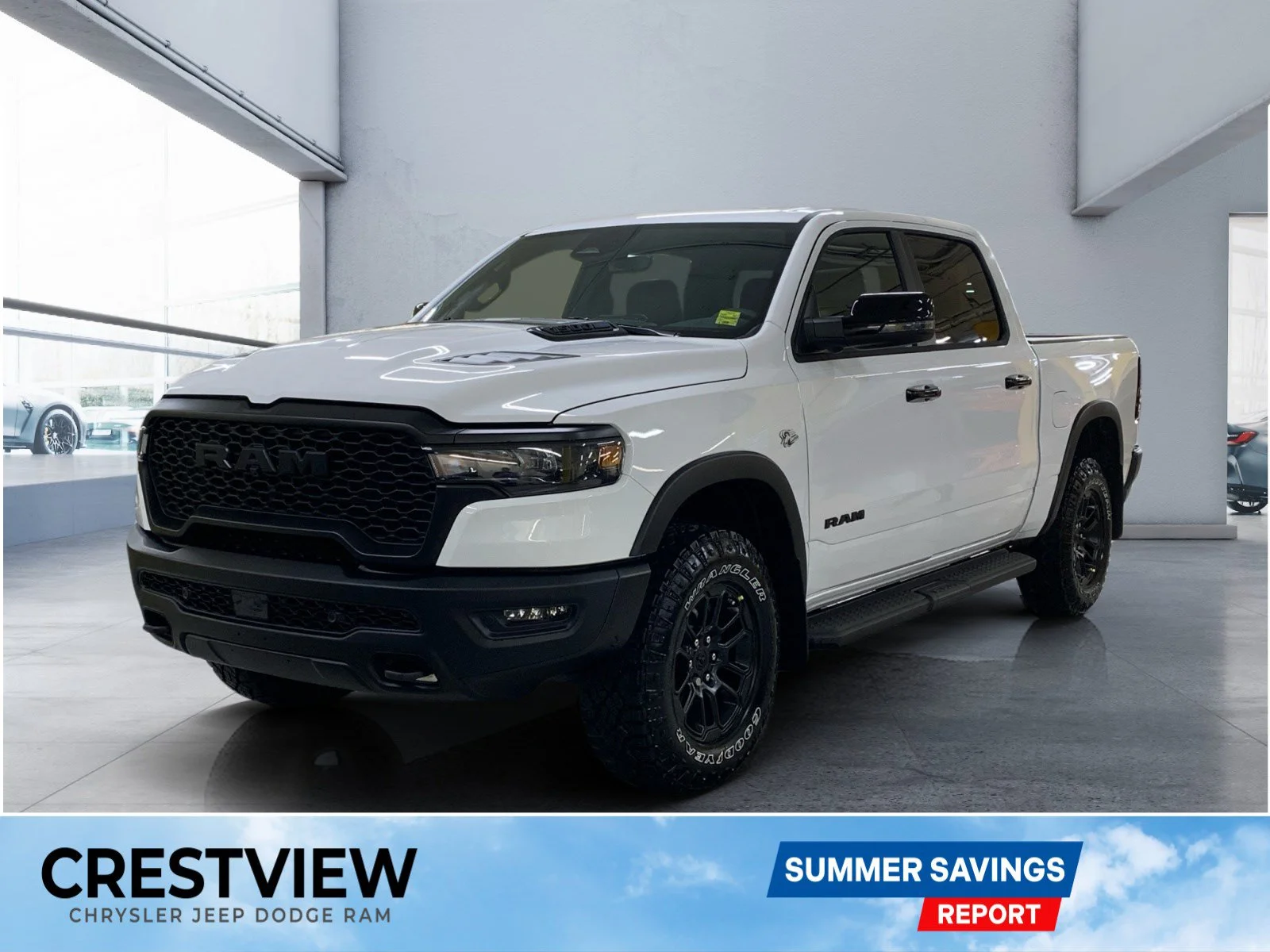 New 2026 Bright White Ram Rebel image 1