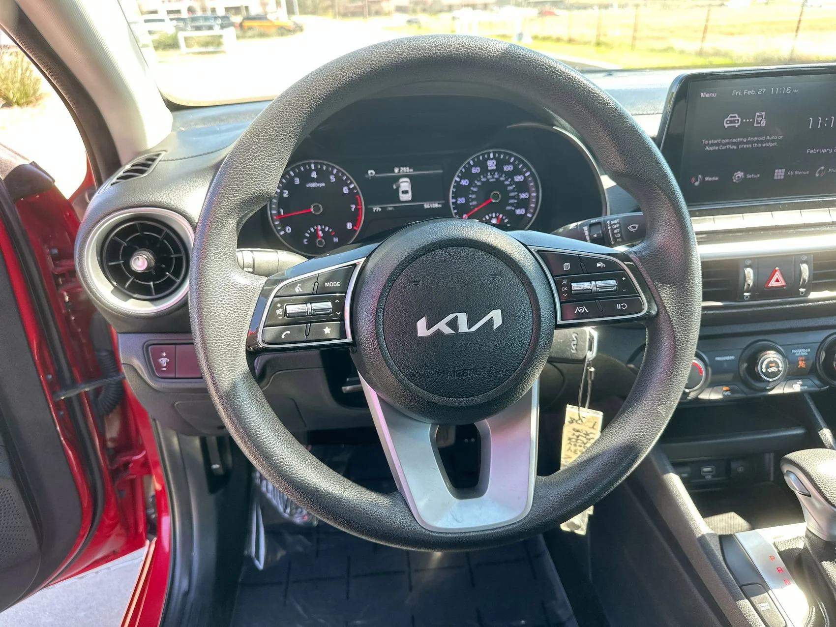 Used 2024 Currant Red Kia LXS image 14