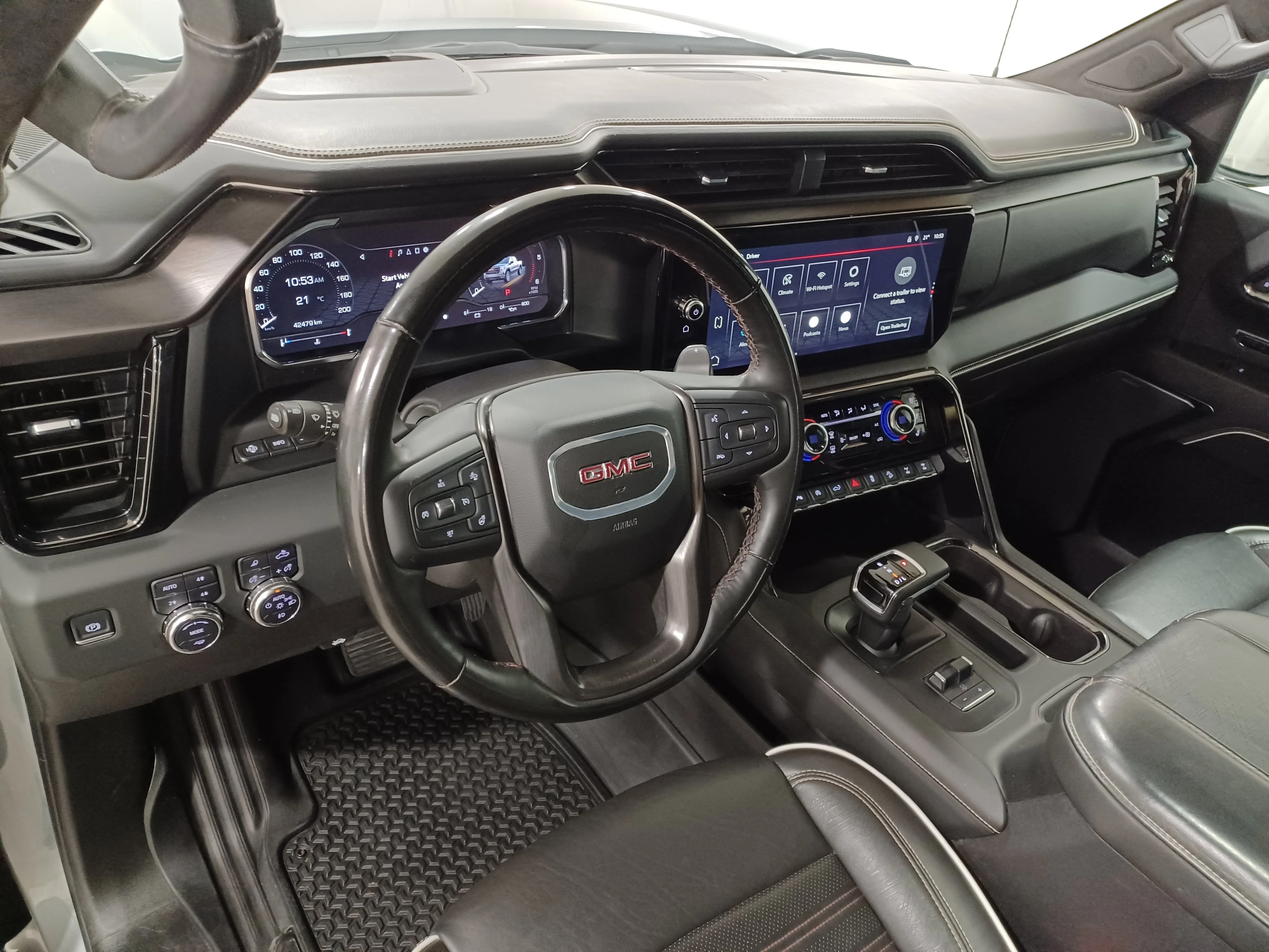 Used 2024 Sterling Metallic GMC AT4X 4WD*3.0L Duramax | Adaptive Cruise | Remote Start | Cooled Leather | Sunroof | Htd Wheel | AEV image 14