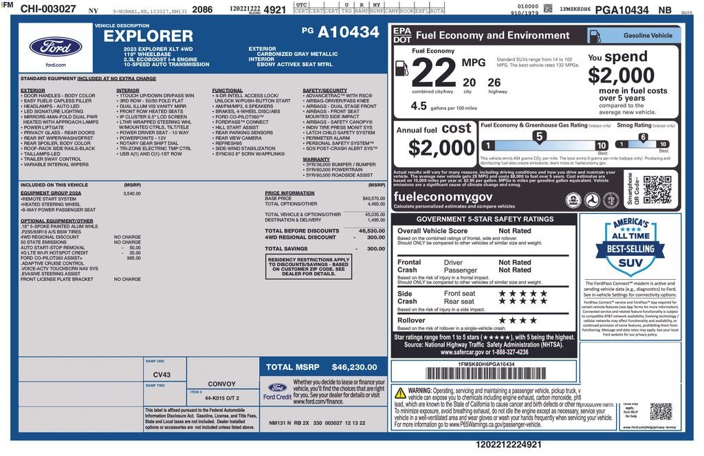 Used 2023 Gray Ford XLT image 36