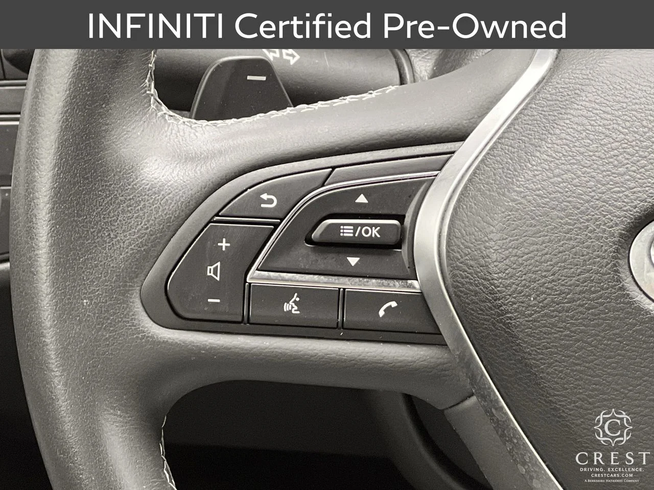 Certified Used 2023 Black Obsidian INFINITI LUXE image 14