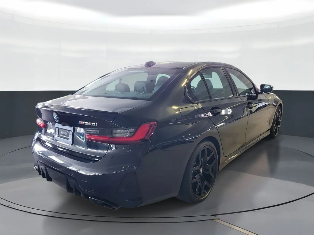 New 2026 Black Sapphire Metallic BMW M340i image 3