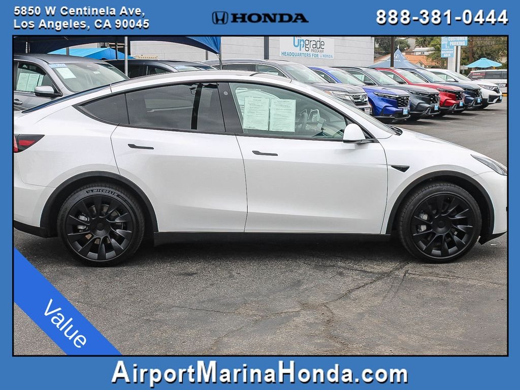 Used 2023 Pearl White Multi-Coat Tesla Long Range image 2