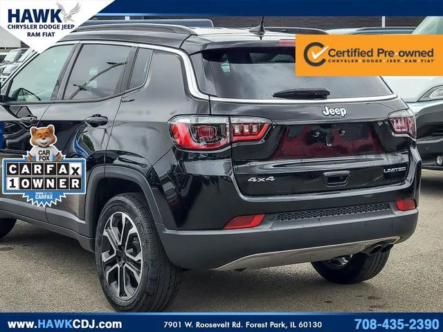 Certified Used 2022 Black Jeep Limited image 6