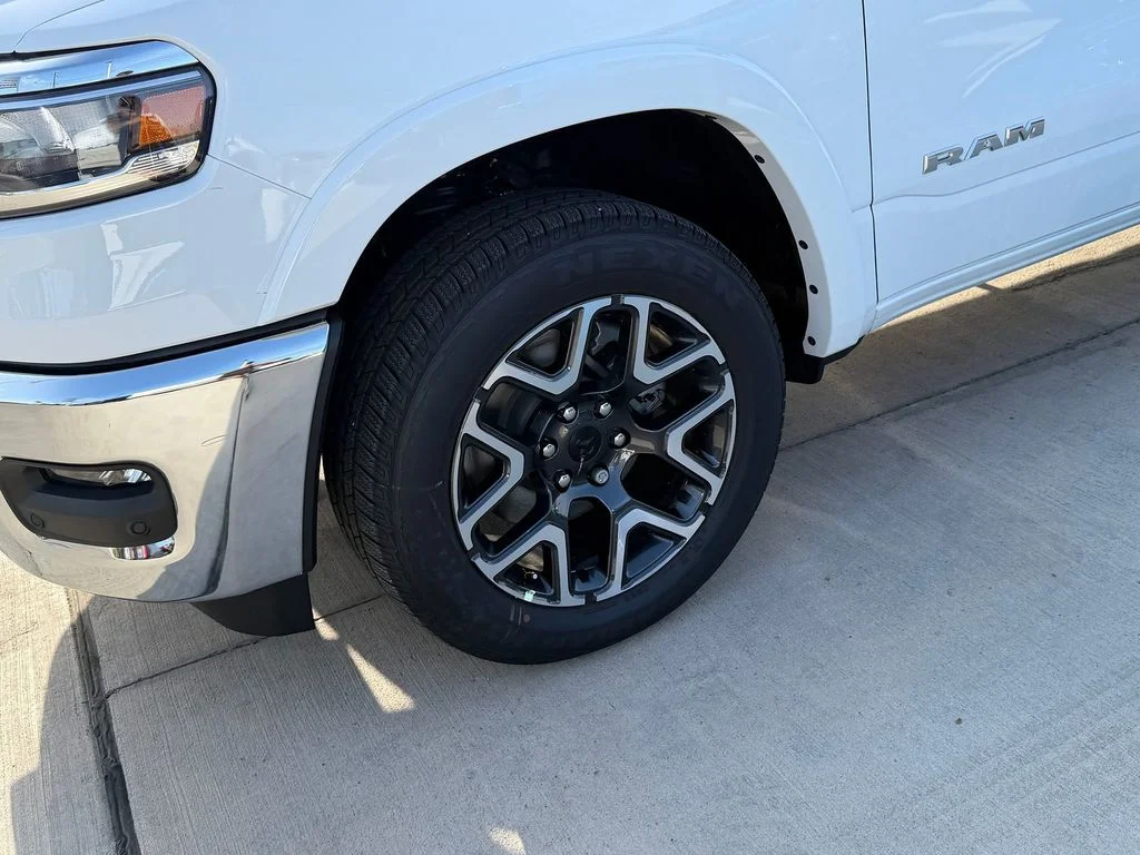 New 2026 Bright White Clear-Coat Exterior Paint RAM Laramie image 8