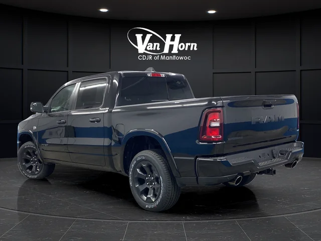 New 2026 Diamond Black Crystal Pearl-Coat Exterior Paint RAM Big Horn/Lone Star image 5