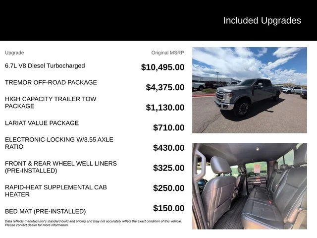 Used 2022 Gray Ford Lariat image 5