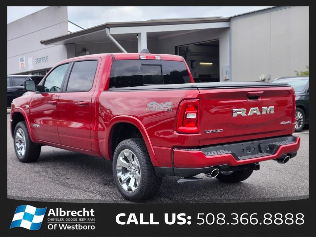 New 2026 Molten Red Pearl-Coat Exterior Paint RAM Big Horn/Lone Star image 3