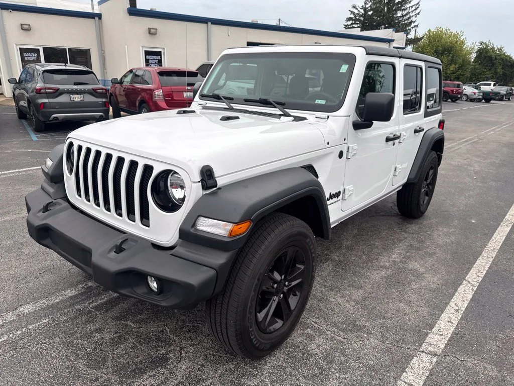Certified Used 2023 Bright White Clearcoat Jeep Sport image 14