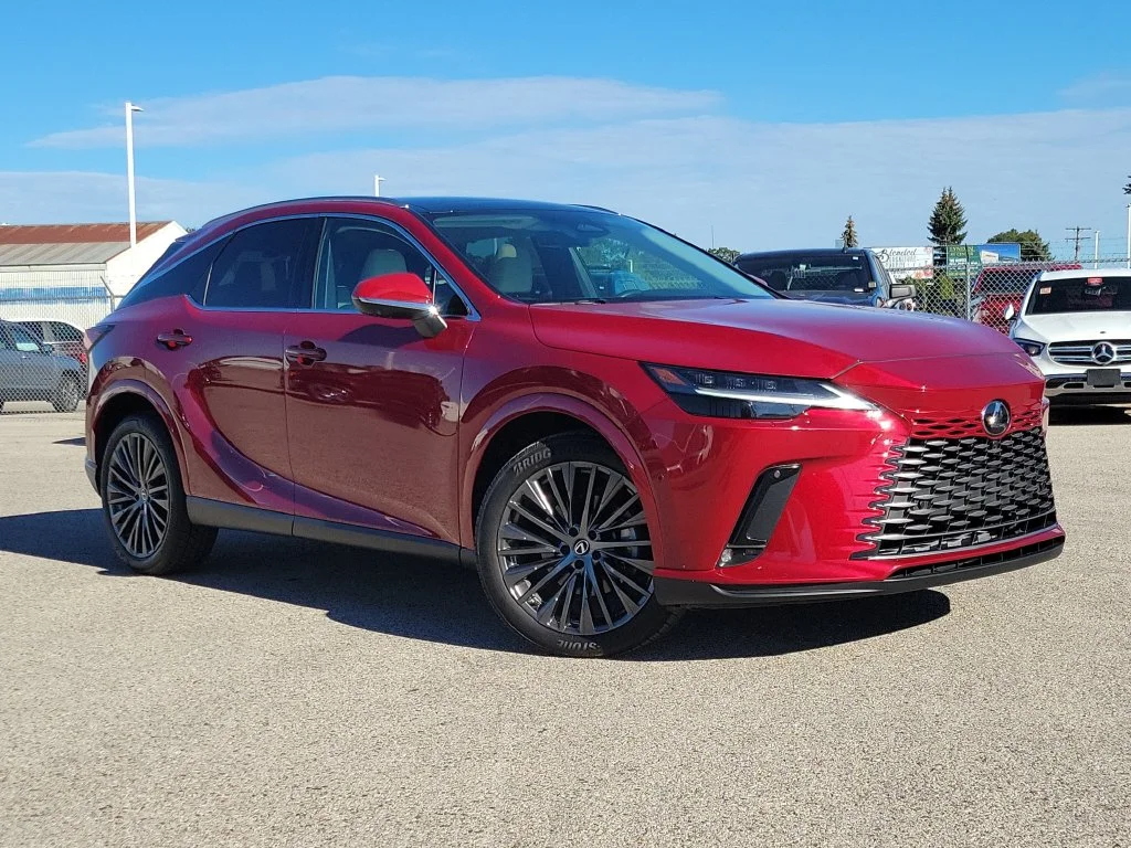 Used 2025 Red Lexus 350 Luxury image 1