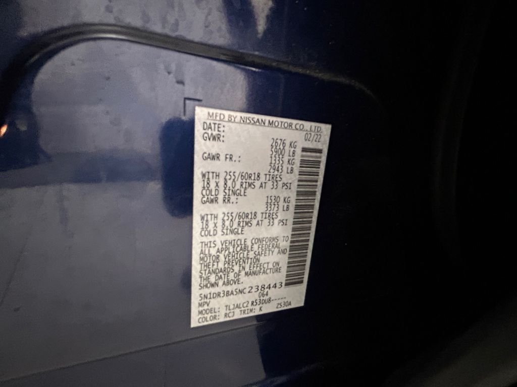 Used 2022 Blue Nissan SV image 20