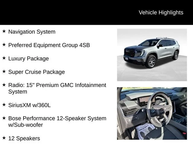 Used 2024 Sterling Metallic GMC AT4 image 8