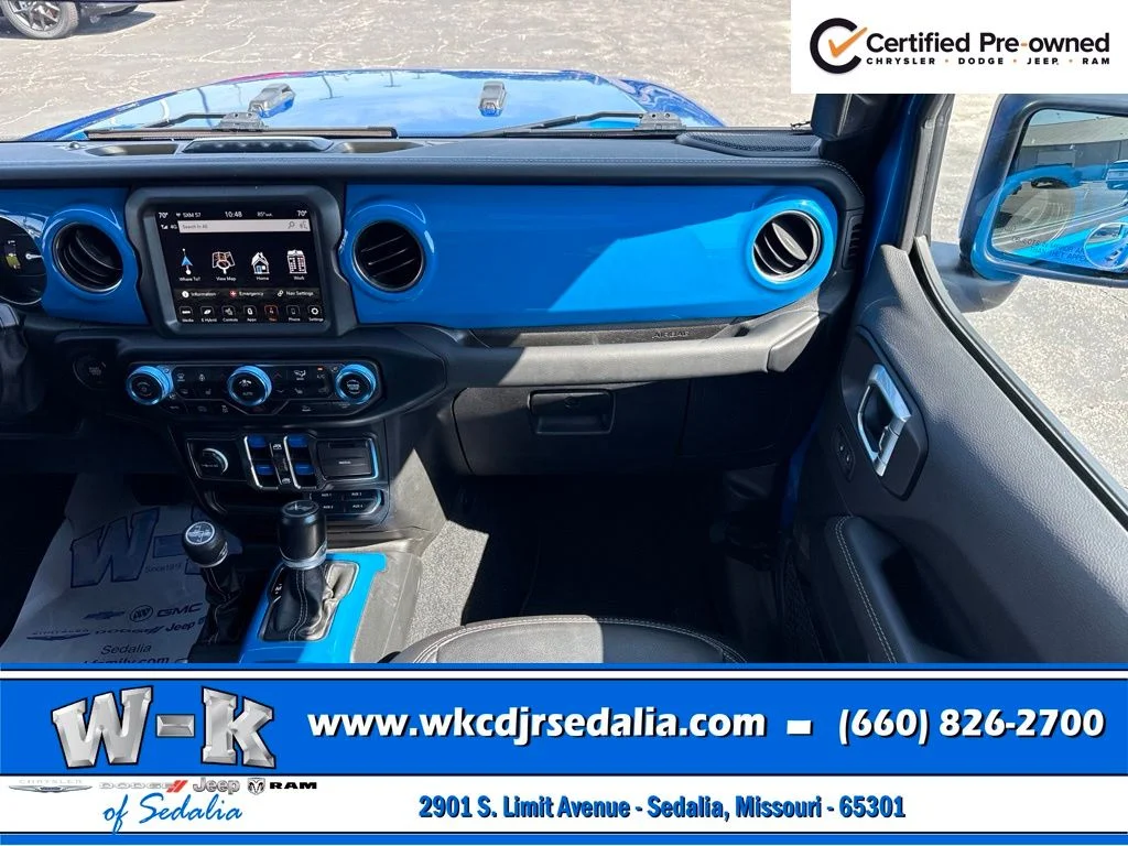 Certified Used 2023 Blue Jeep Sahara 4xe image 40