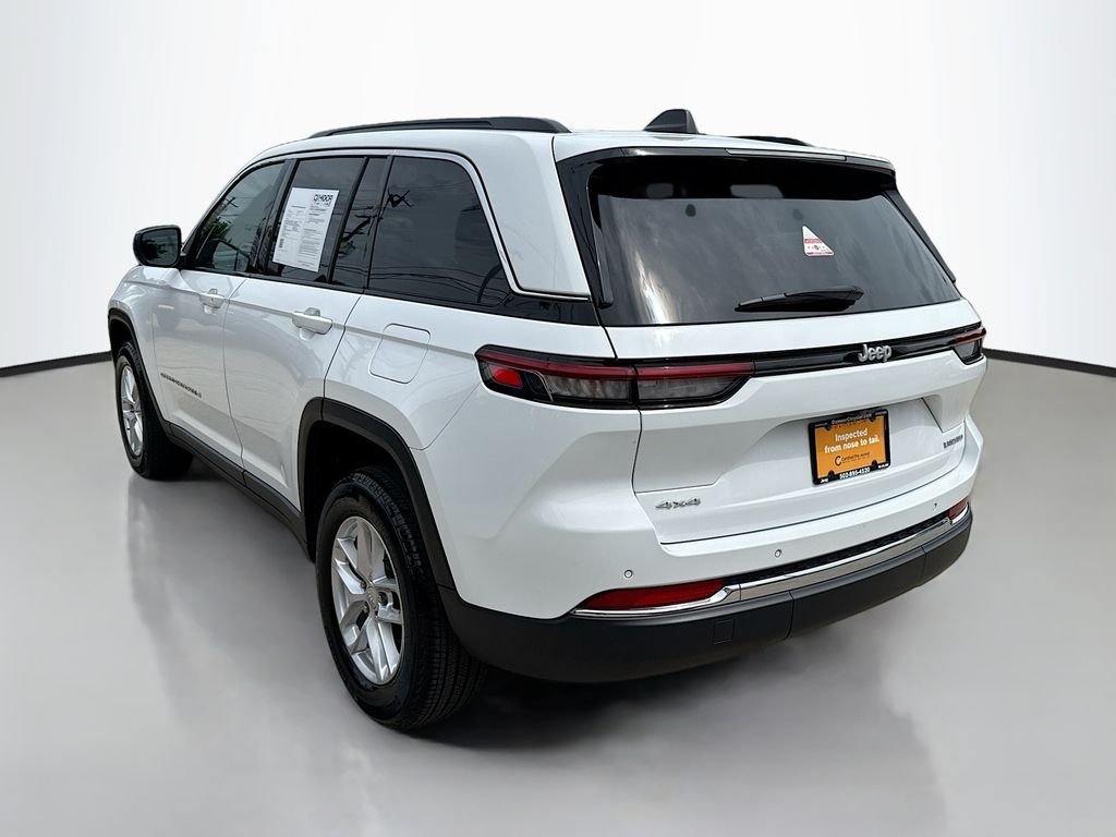 Used 2024 Bright White Clearcoat Jeep Laredo X image 6