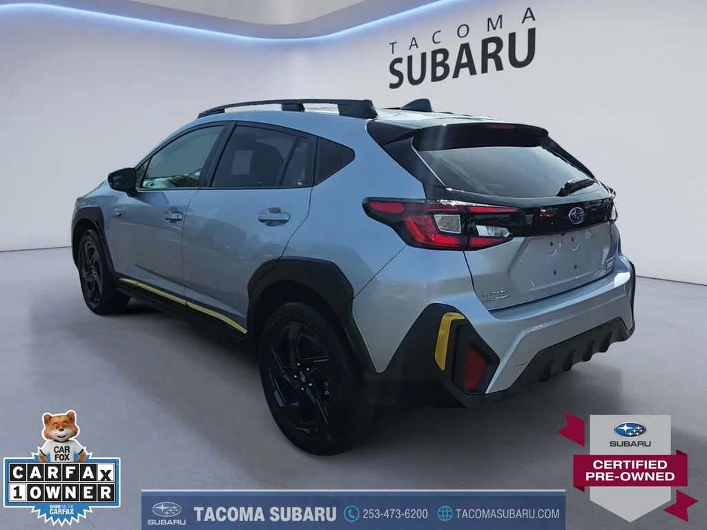Certified Used 2025 Silver Subaru Sport image 3