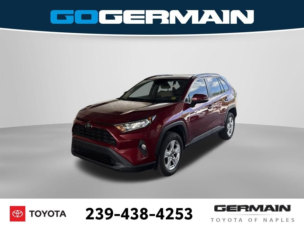Used 2021 Red Toyota XLE image 1