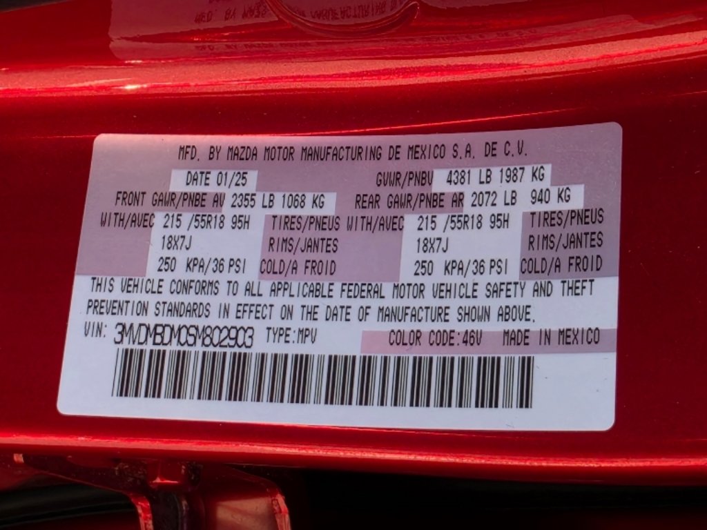 Certified Used 2025 Soul Red Crystal Metallic Mazda 2.5 S Premium Package image 36