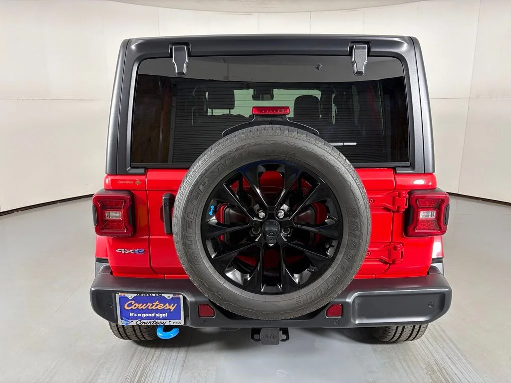 Used 2022 Red Jeep Unlimited Sahara 4xe image 7