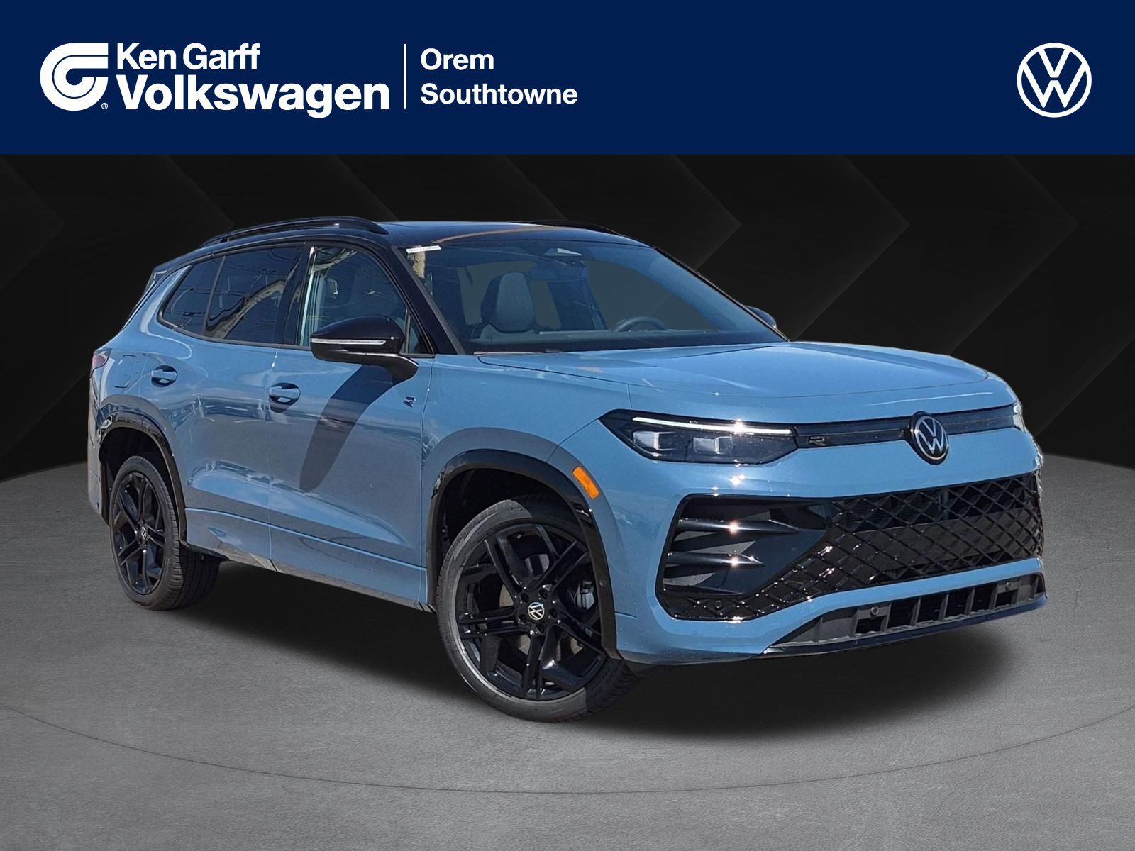 New 2026 Monterey Blue w/Deep Black Roof Volkswagen SE R-Line Black image 1