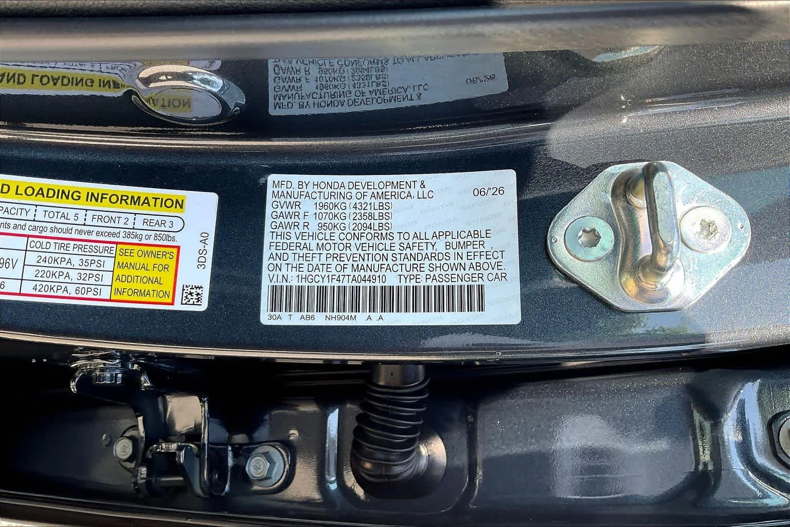 New 2026 Meteorite Gray Metallic Honda SE image 19