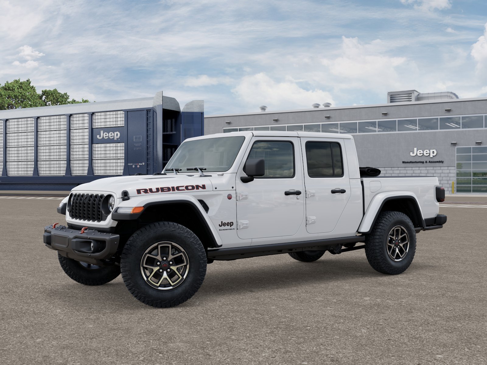 New 2027 Bright White Clearcoat Jeep Rubicon image 1