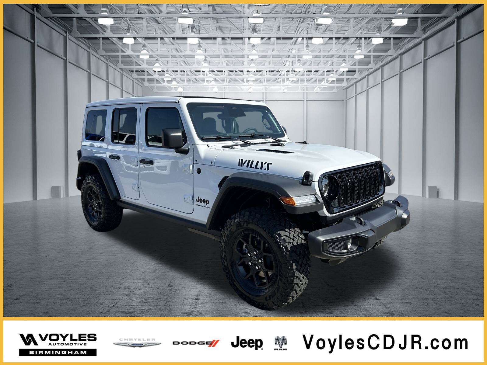 New 2026 Bright White Clear-Coat Exterior Paint Jeep Willys image 1