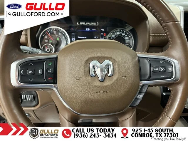 Certified Used 2021 Granite Crystal Clearcoat Metallic Ram Laramie image 25